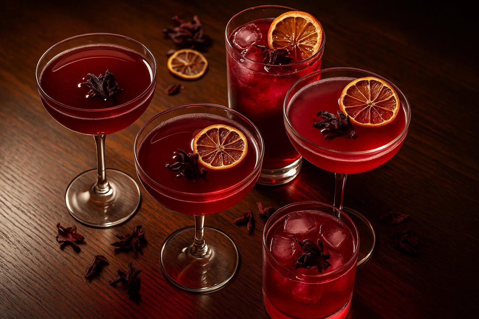 Les 10 meilleurs cocktails à l'hibiscus (bissap)