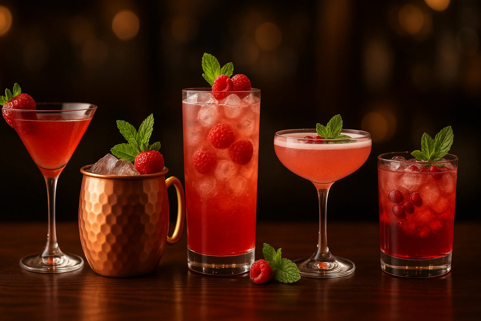 Les 10 meilleurs cocktails à la vodka et fruits rouges