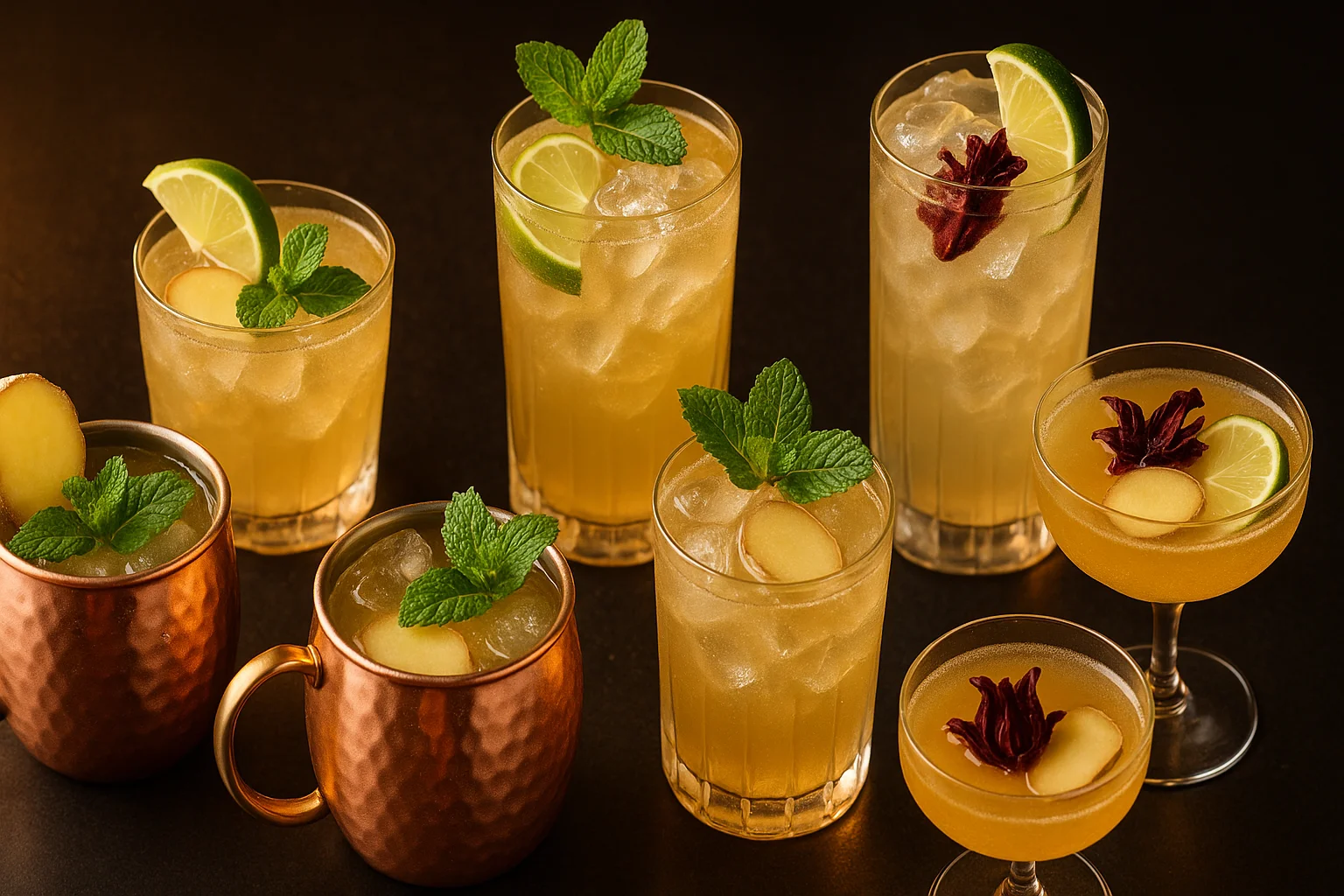 Les 10 meilleurs cocktails au gingembre sans alcool