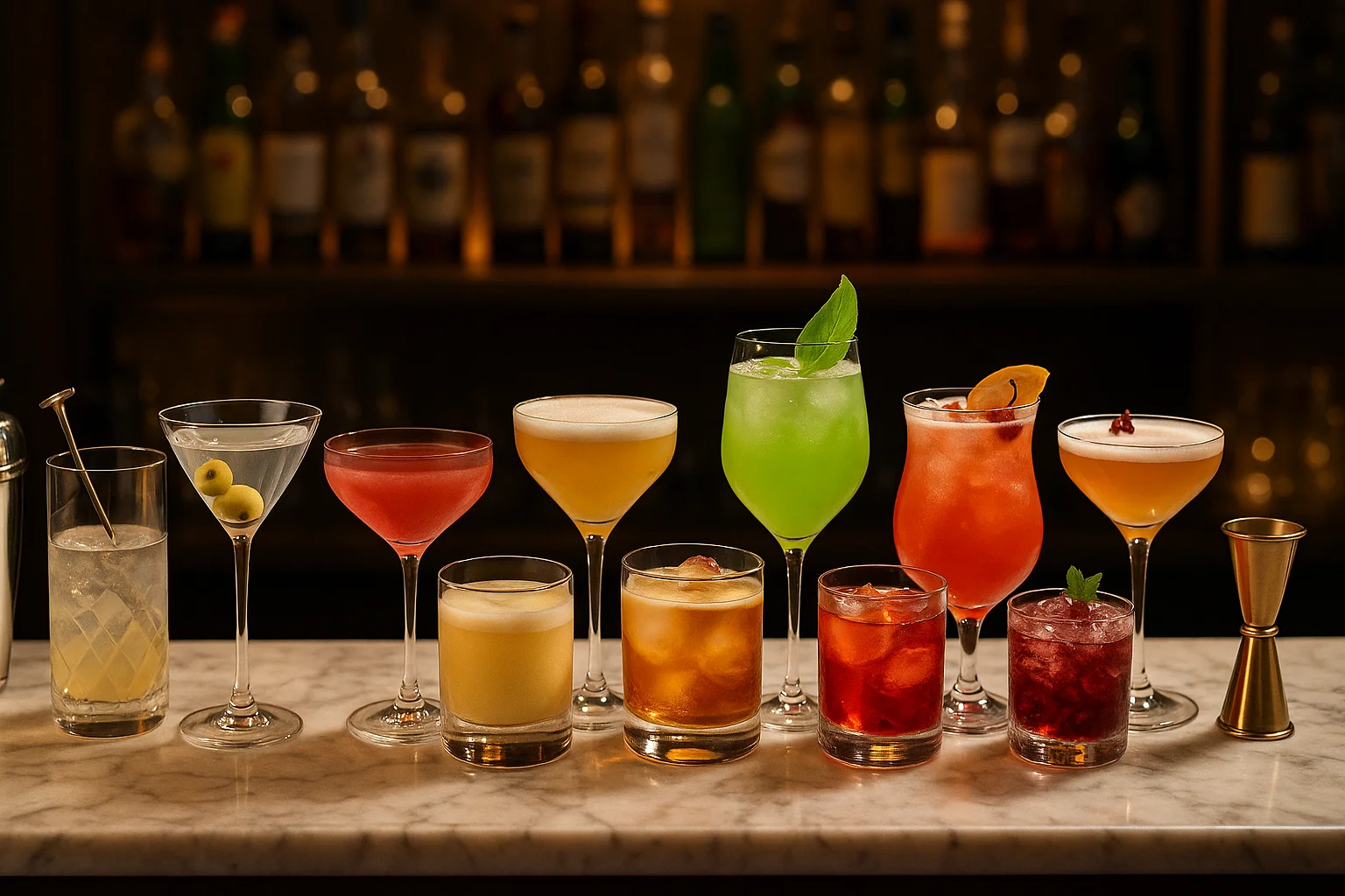 Les 10 meilleurs cocktails faciles à préparer pour débutants