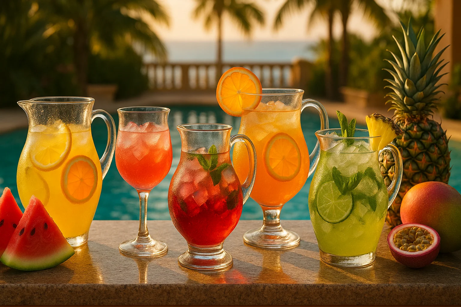 Les 10 meilleurs cocktails pour une pool party réussie