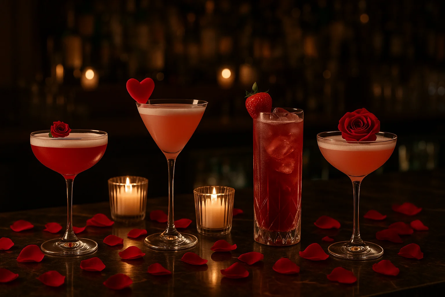Les 10 meilleurs cocktails pour une soirée romantique
