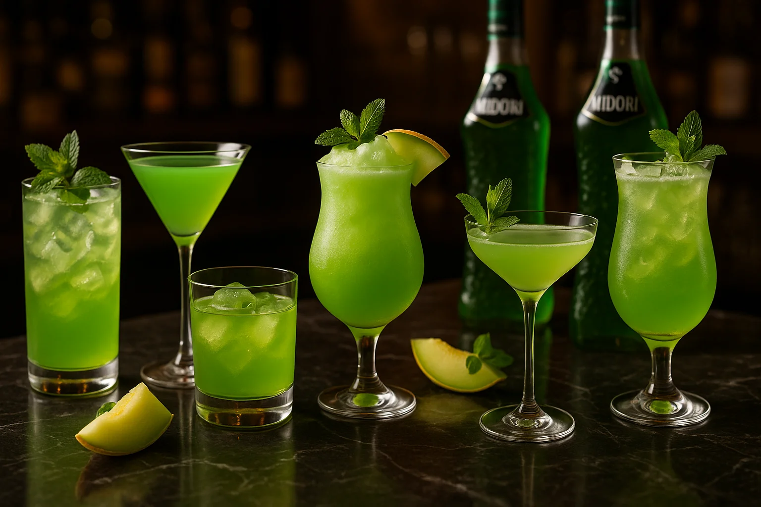 Les 8 meilleurs cocktails à la liqueur de melon (Midori)