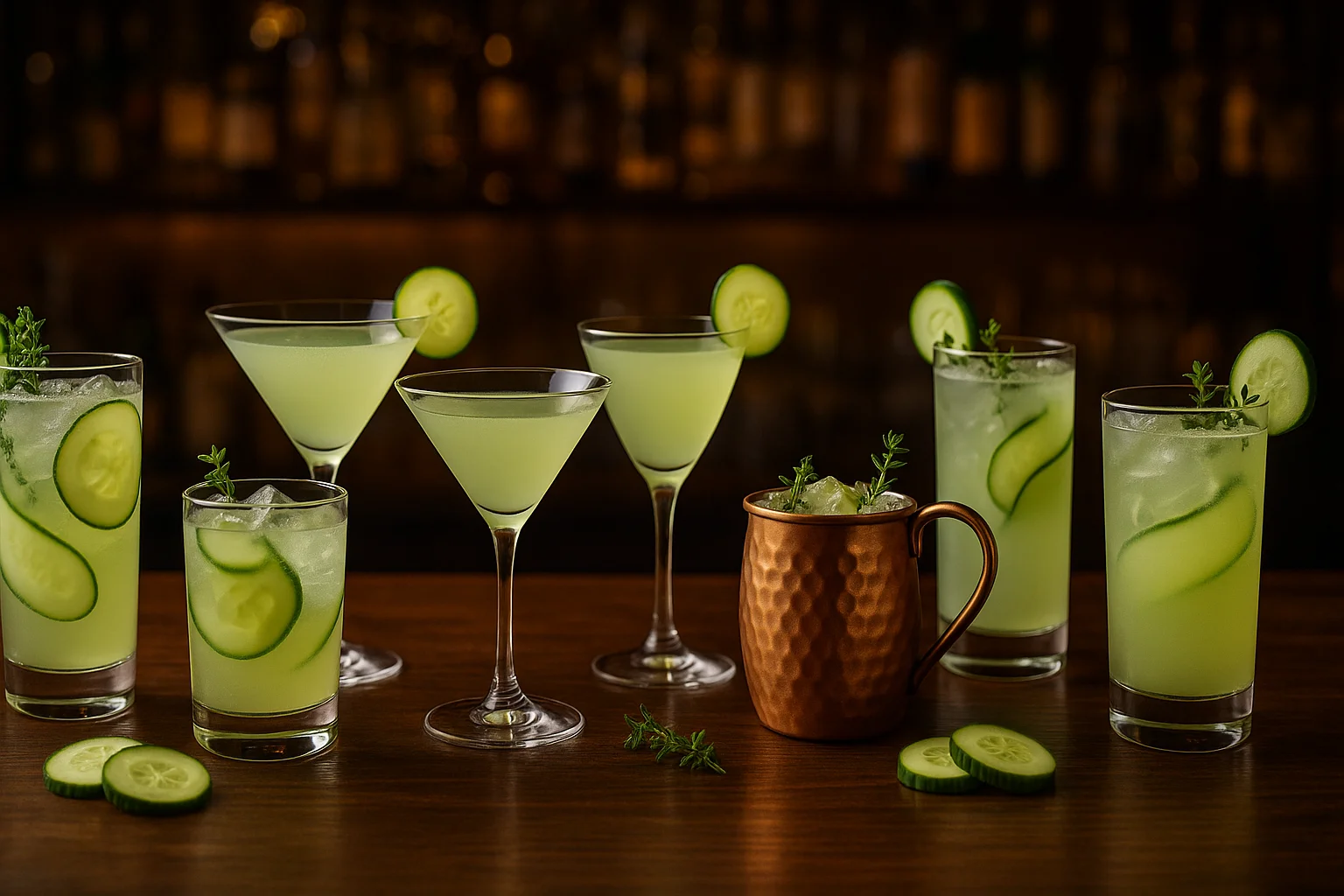 Les 8 meilleurs cocktails au concombre : fraîcheur verte