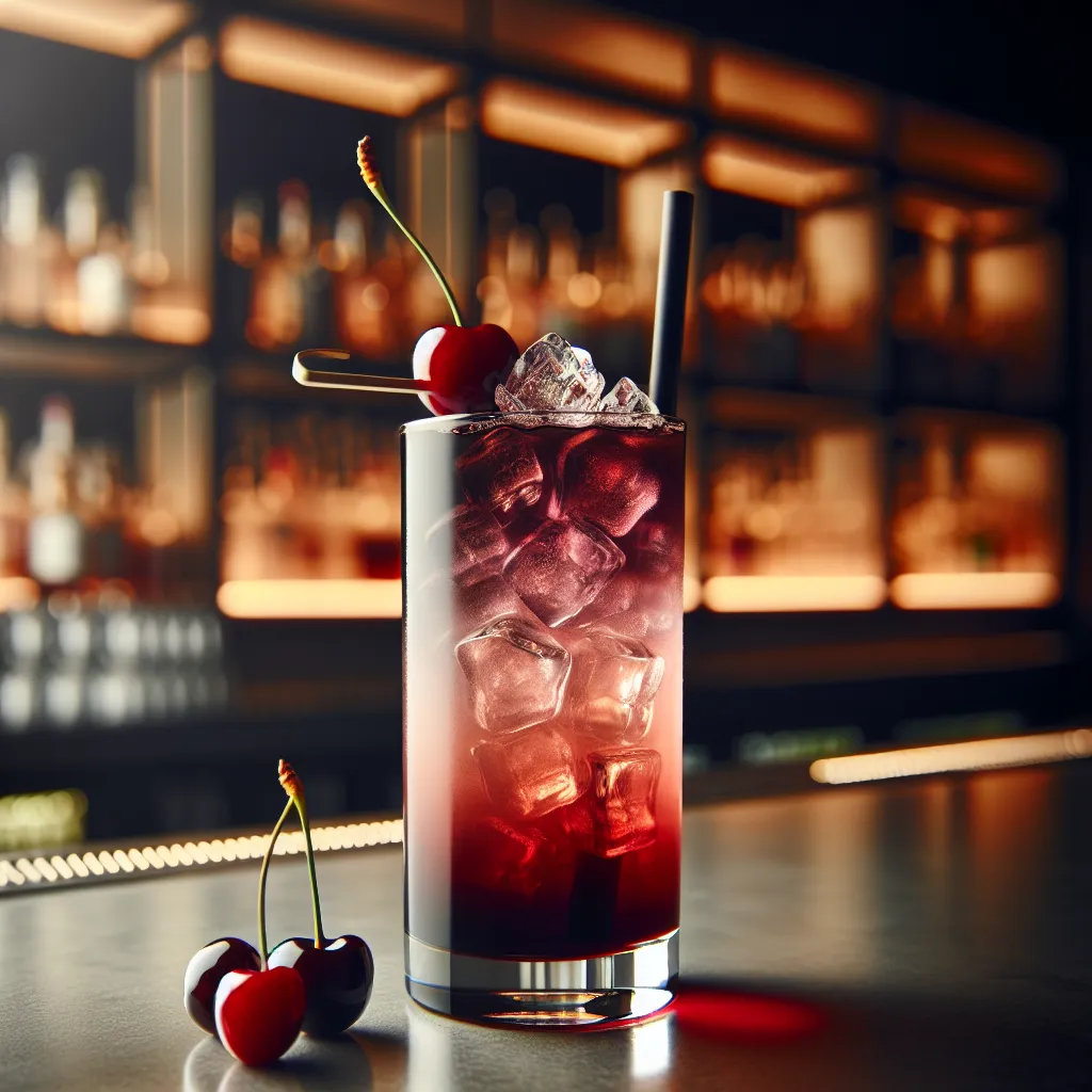 Cherry Cola (mocktail sans alcool)