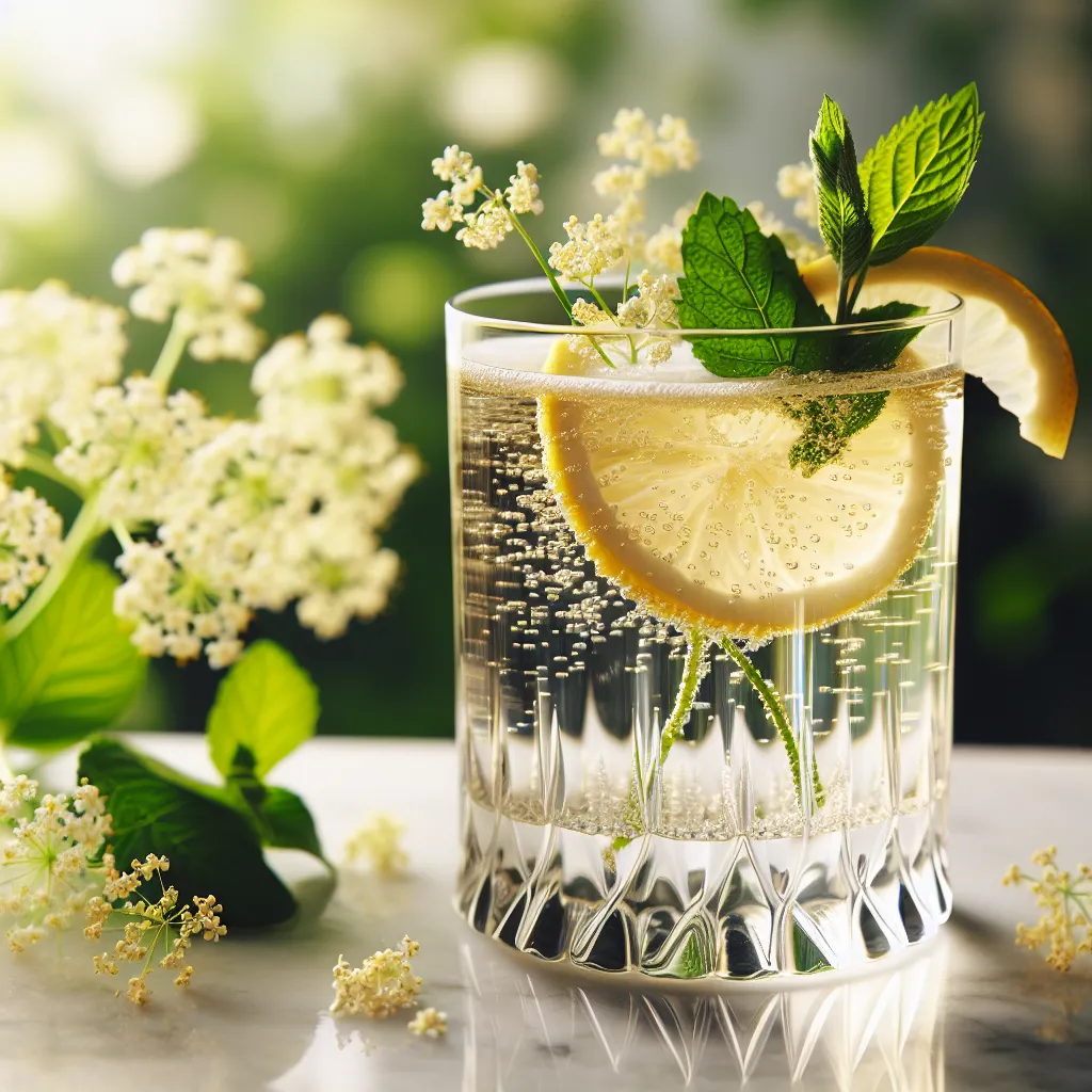 Elderflower Collins (mocktail sans alcool)