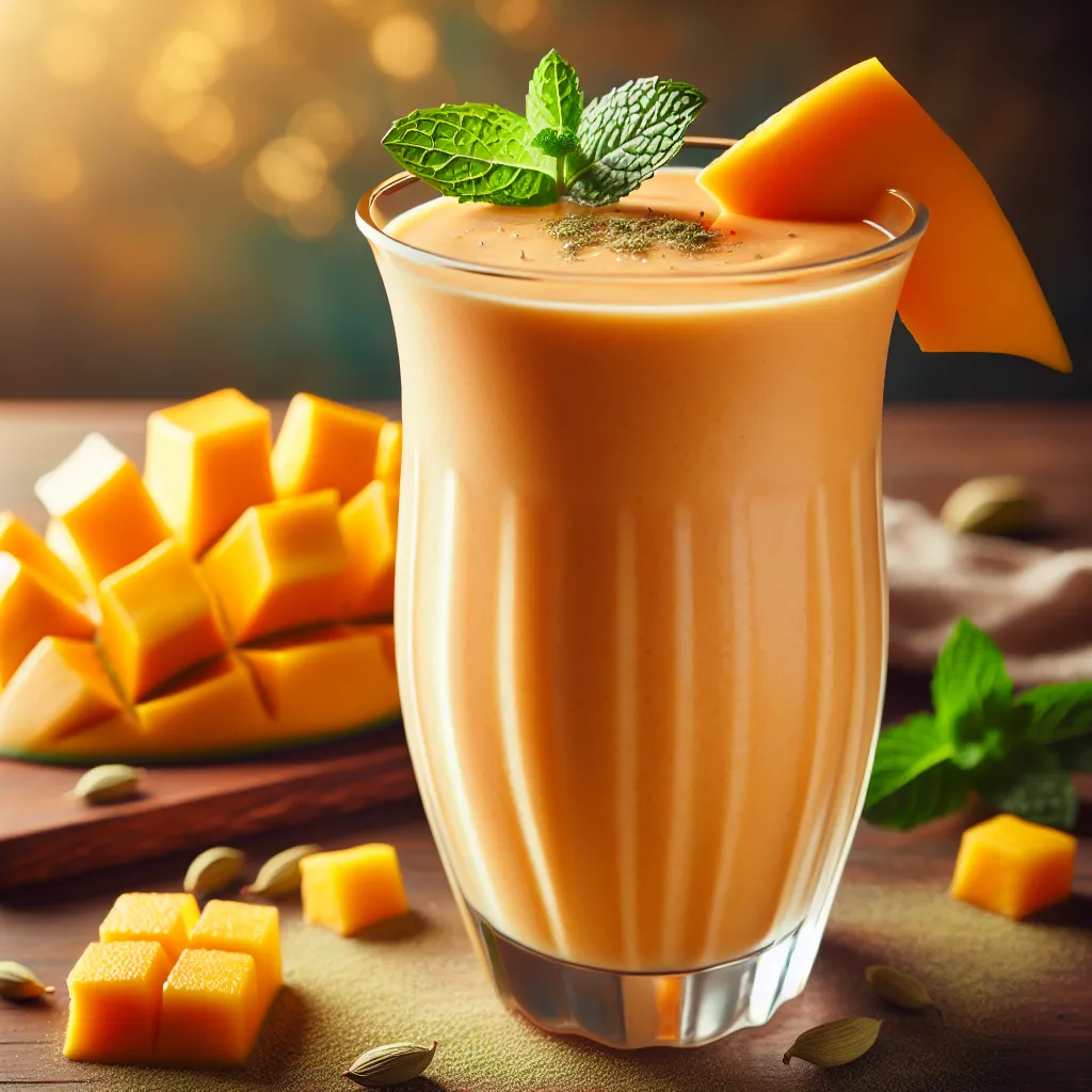 Frozen Mango Lassi (mocktail sans alcool)