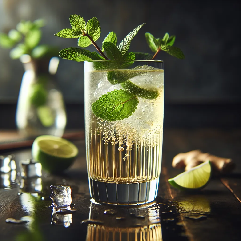 Ginger Fizz (mocktail sans alcool)