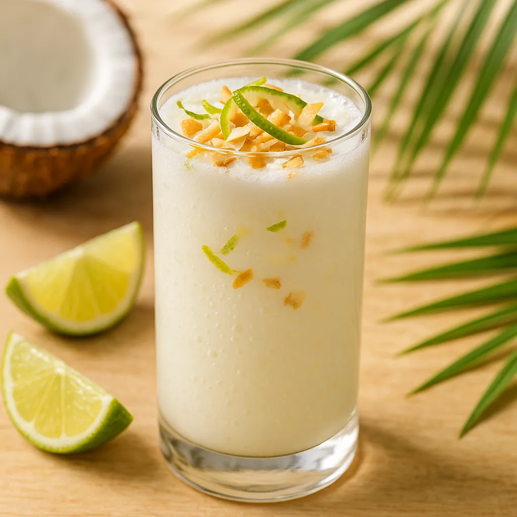 Lime Coconut Refresher (mocktail sans alcool)