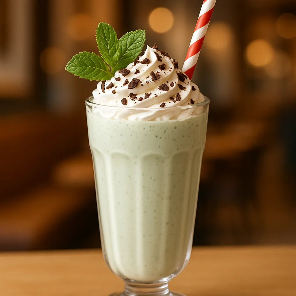 Mint Chocolate Shake (mocktail sans alcool)