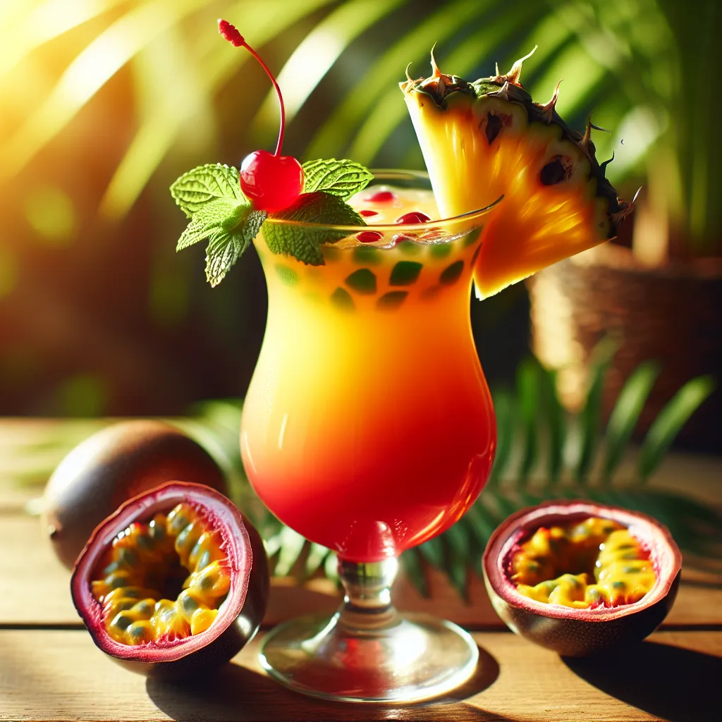 Passion Fruit Punch (mocktail sans alcool)
