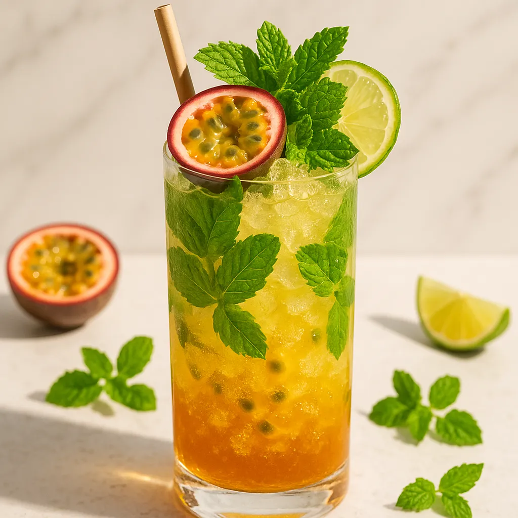 Passionfruit Mojito (Mocktail Sans Alcool)