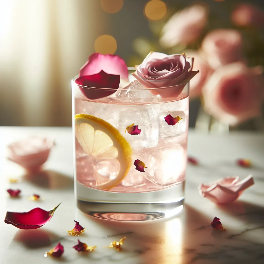 Rose Lemonade (mocktail sans alcool)