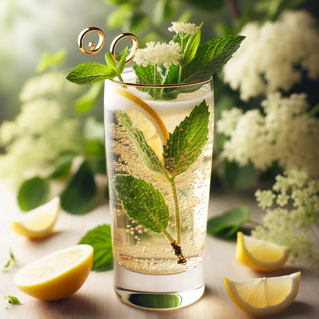 Sparkling Elderflower (Mocktail sans alcool)