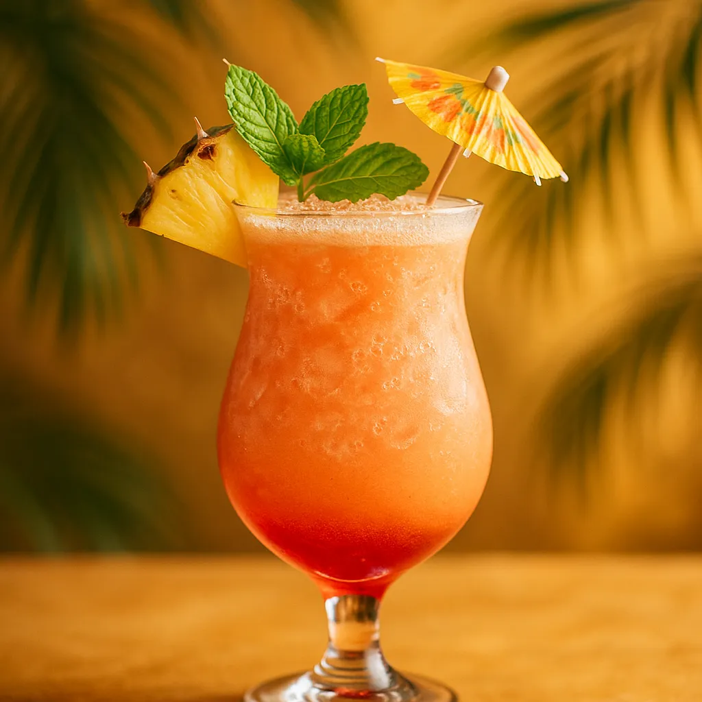 Tropical Smoothie Punch (mocktail sans alcool)