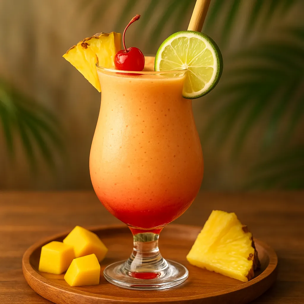 Tropical Smoothie Punch (Mocktail Sans Alcool)