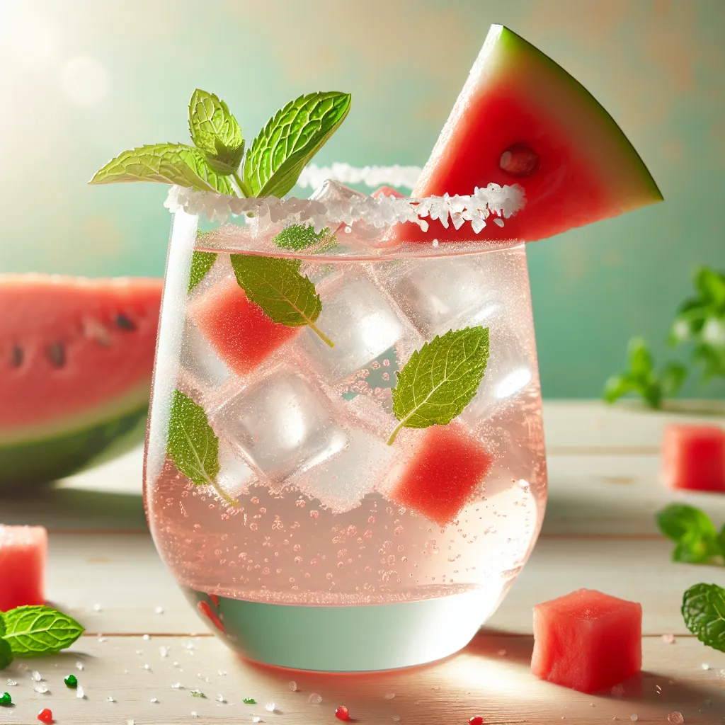Watermelon Refresher (mocktail sans alcool)